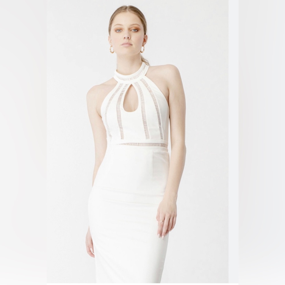 MIRELA MIDI DRESS IN ORCHID WHITE